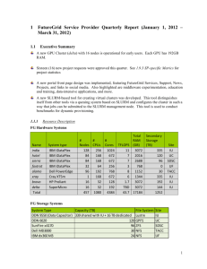 XSEDE Quarterly Report