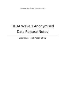tilda-releasenotes-w1 - University College Dublin