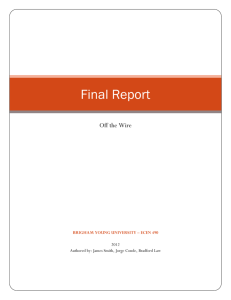 Final report 3 - ECEN 490 Project Management Lectures