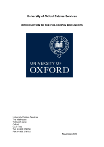 Introduction to the Philosophy Documents