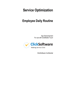 Employee Daily Routine