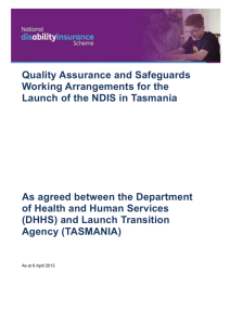 Quality Assurance and Safeguards Working Arrangements
