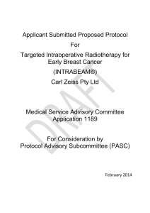 1189 - Targeted Intraoperative Radiotherapy for Early Breast Cancer