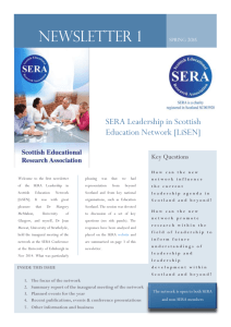 SERA Leadership Network Newsletter
