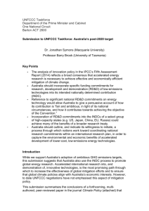UNFCCC Taskforce Submission_BWB_JS