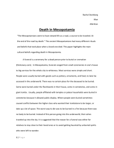 Death in Mesopotamia