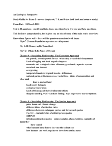 Ecological Perspective BIOL 346/Study Guide Test 2 final version 26
