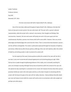 Paper 1 - The Seen and Unseen Self within Mrs. Dalloway