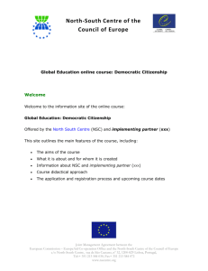 1. Introduction to Global Education: Democratic Citizenship