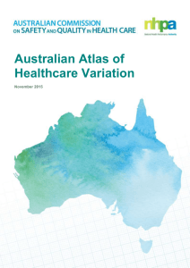 Overview, key findings and investigating unwarranted variation