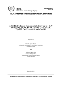 ADS-1 - IAEA Nuclear Data Services
