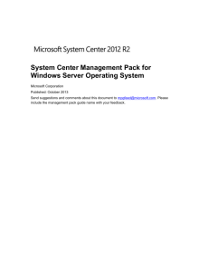 “Windows Server Operating System Management