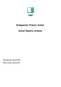 School Equality Scheme