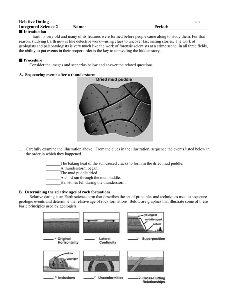 earth-science-relative-dating-worksheet-earth-science-relative-dating