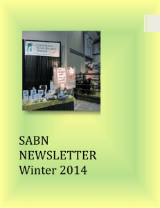 NEWSLETTER Winter 2014 - Saskatchewan Alpaca Breeders Network