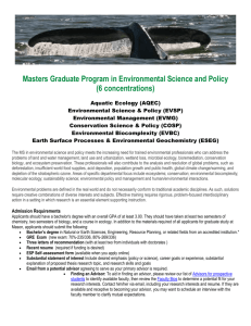 MSFactSheet7.2014 - Environmental Science and Policy