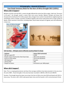horn of africa drought 2011 case study