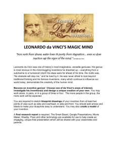 LEONARDO da VINCI`S MAGIC MIND - Thinking Outside the Box Wiki
