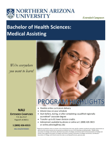 Extended Campuses Bachelor of Health Sciences: Medical