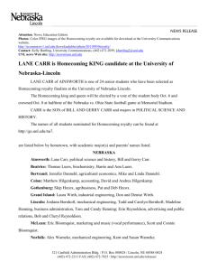 Attention - UNL | Newsroom - University of Nebraska–Lincoln