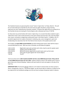 The Charlotte Hornets are sponsoring their annual “Career in Sports