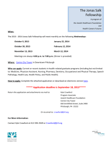 Application deadline is September 18, 2013