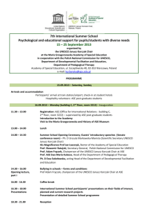 The conference program