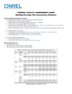 Building Envelope Site Assessment Guidance (MS Word)