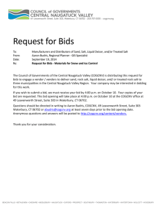 request for bids - Valley Council of Governments