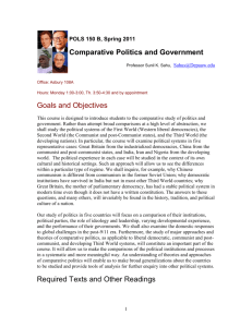 Comparative Politics and Government