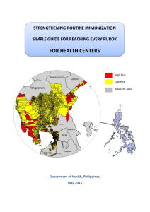 The Reaching Every Purok - Expanded Program for Immunization