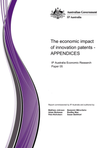 Appendix 2.4: Macro effects of innovation patents
