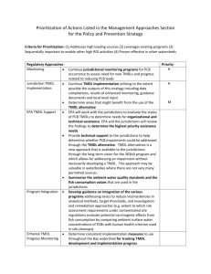 Prioritization of Actions Policy and Prevention Strategy