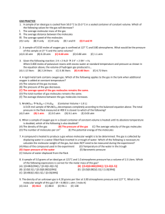 Gases IMF Solutions practice problems ANSWERS