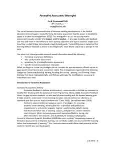Formative Assessment Strategies (doc)