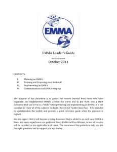 EMMA Leader`s Guide