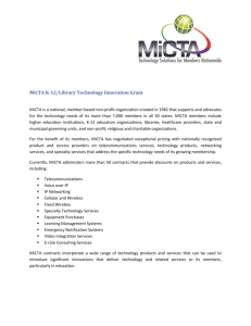 The MiCTA K-12/Library Technology Innovation Grant program