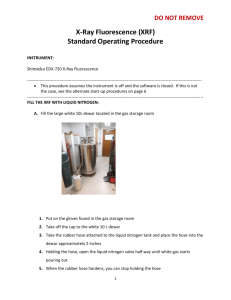 X-Ray Fluorescence (XRF) SOP