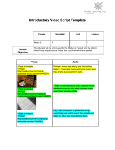 Introductory Video Script Template