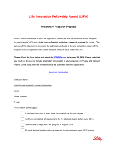 Preliminary Research Proposal (template)