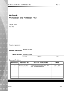 QI-Bench_Verification_and_Validation_Plan,_070312