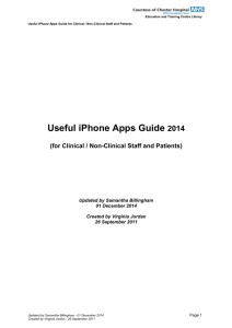 Useful iPhone Apps Guide 2014