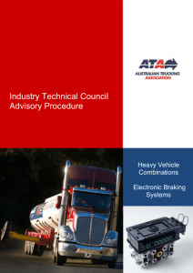 Electronic Braking Systems technical advisory procedure