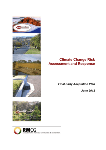Climate Change Adaptation Report