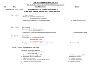 APICON 2013 – ICP CME Programme Schedule