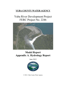 Hydrology Report 20120614 - YUBA COUNTY WATER AGENCY