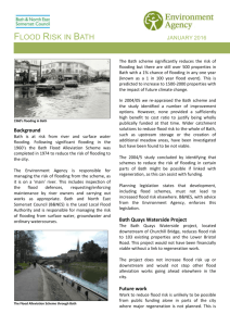 Flood Risk in Bath (PDF) - Bath & North East Somerset Council