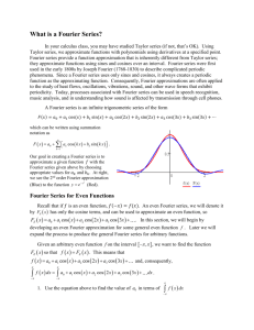 What is a Fourier Series?