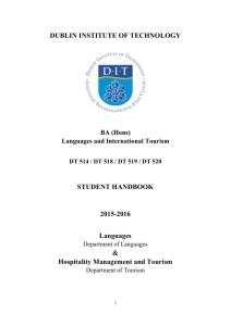 LIT Student Handbook 2015/2016‌ - Dublin Institute of Technology