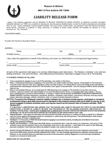 liability form attached